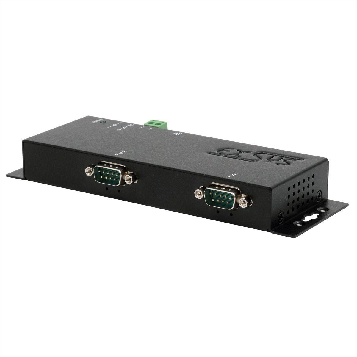 EXSYS EX-6112-2PoE Ethernet vers 2x RS-232 avec connecteur 9 broches
