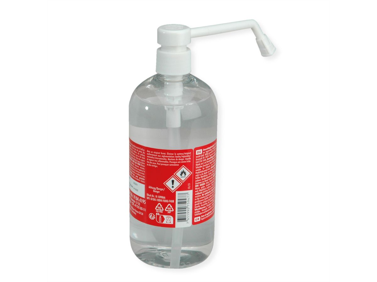 ROLINE Désinfectant pour les mains, 500ml