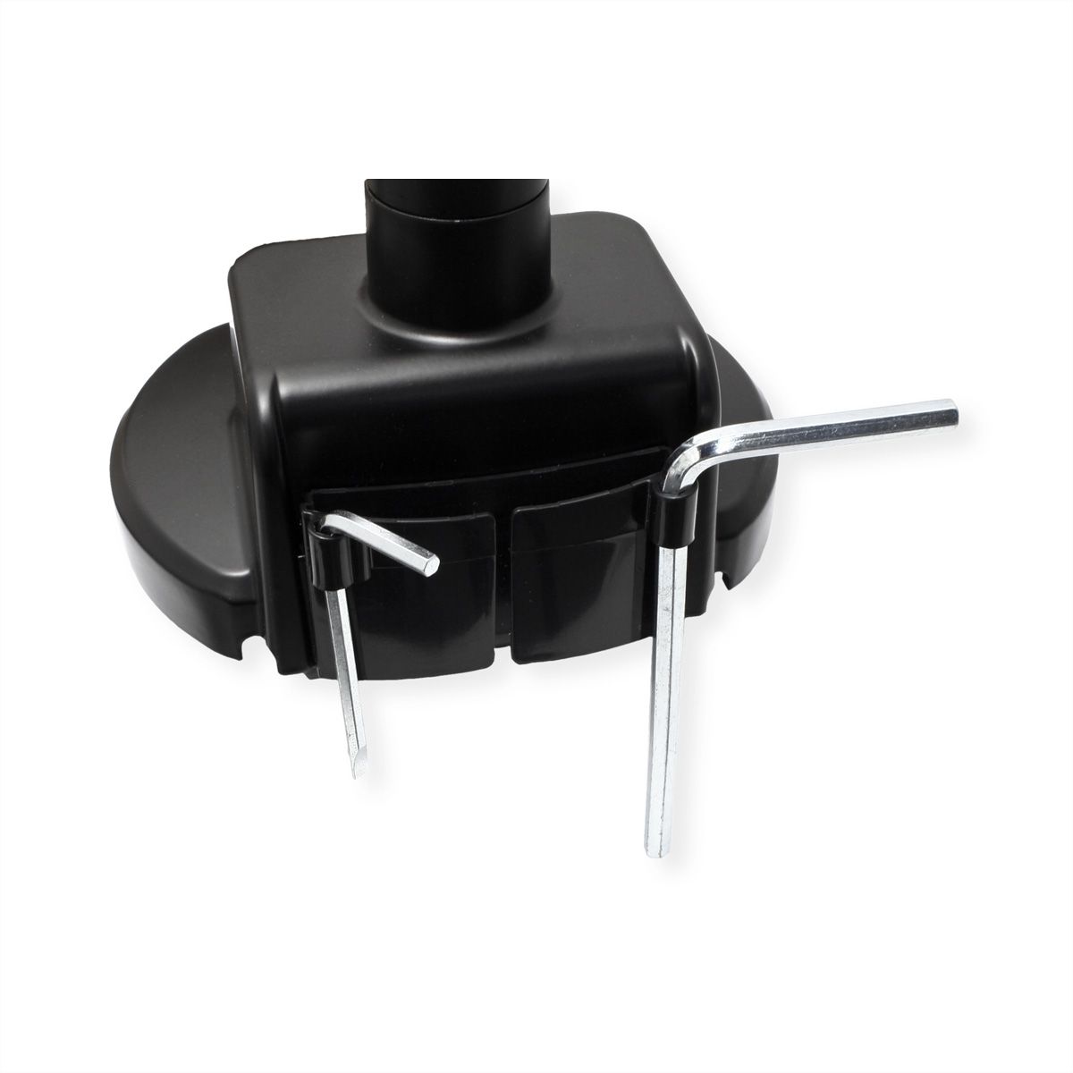 ROLINE Support LCD lourd, montage sur bureau, 4 articulations, jusqu'à 22/27 kg, noir