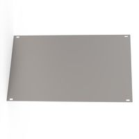 Face avant SCHROFF, non blindée, 3 U, 42 HP, 2,5 mm, alu, anodisé, bords non traités