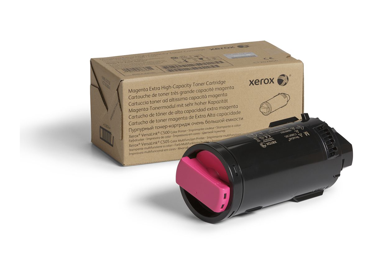 Xerox Cartouche de toner Magenta de Très haute capacité Imprimante couleur ® VersaLink® C500​/​multifonctions ® VersaLink® C505 (9000 pages) - 106R03874
