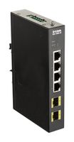 D-Link DIS-100G-6S commutateur réseau Géré Gigabit Ethernet (10/100/1000) Noir