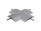 DATAFLEX Addit protège-câbles, connexion croisée 472, argent