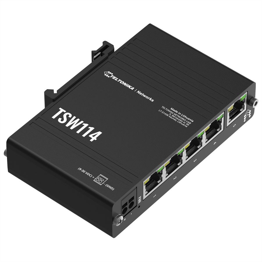 TELTONIKA TSW114 Switch Gigabit RAIL DIN