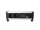 BACHMANN DESK 2xUTE 1xUSB Charger GST18 noir