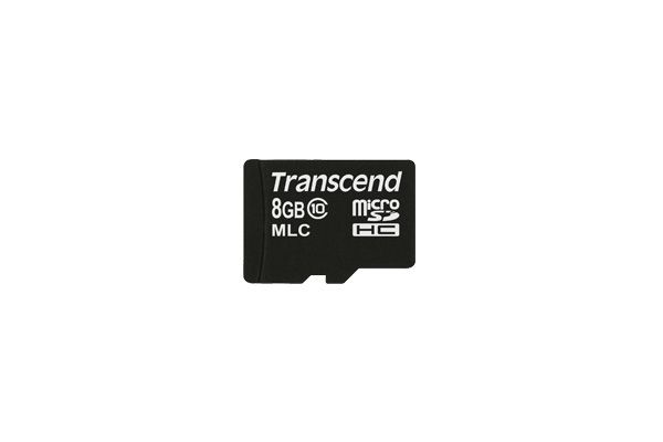 Transcend 8GB microSDHC 8Go MicroSDHC MLC Classe 10 mémoire flash