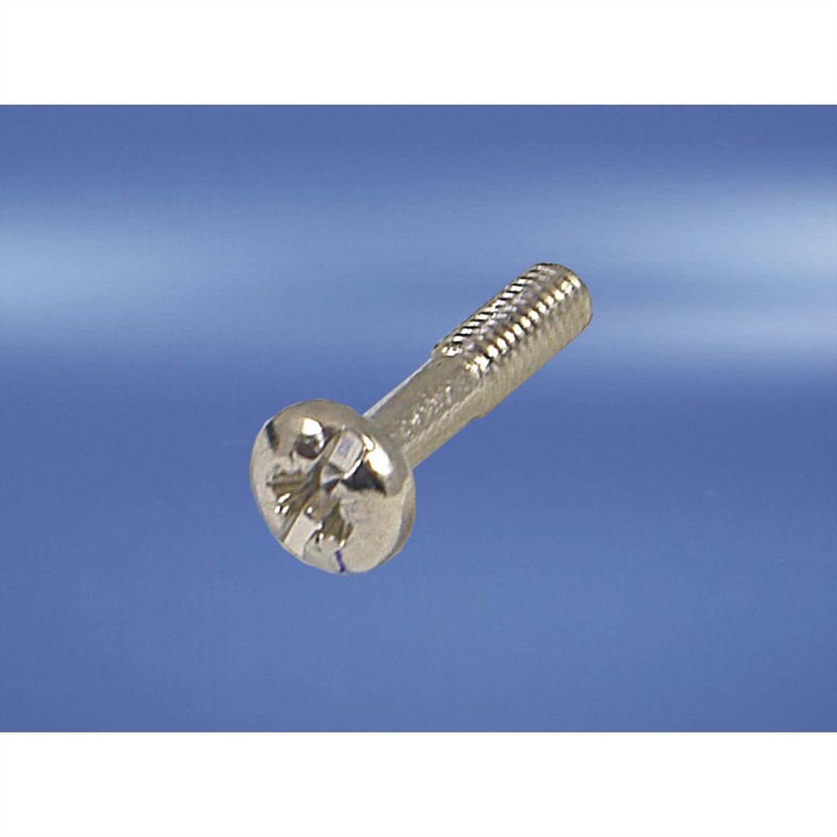 Vis à collerette de SCHROFF, cruciforme, M2.5 x 12.3 mm, acier, nickelé, 100 pièces