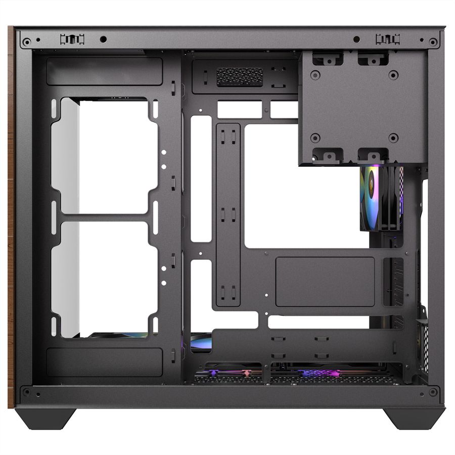 ANTEC CX800 ARGB_B Wood Boîtier PC Midi Tower Black ATX