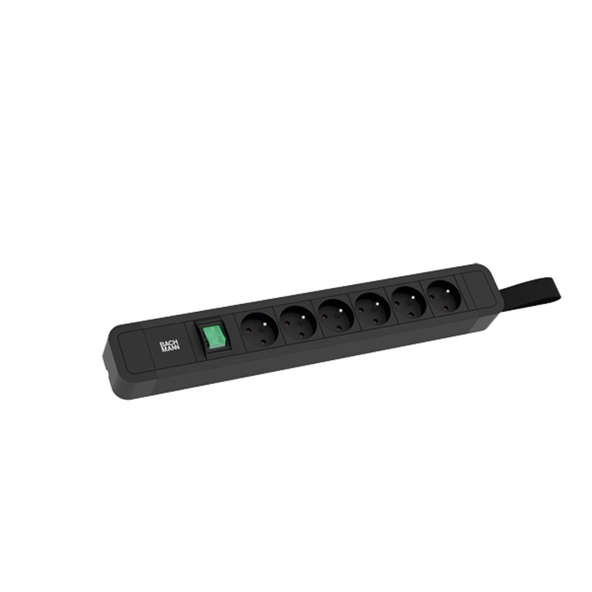 BACHMANN PRIMO 2 6xUTE 1xinterrupteur avec boucle 2,0m CEE7/7