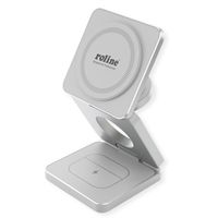 ROLINE Station de charge à induction 3-en-1, pliable, pour appareils APPLE