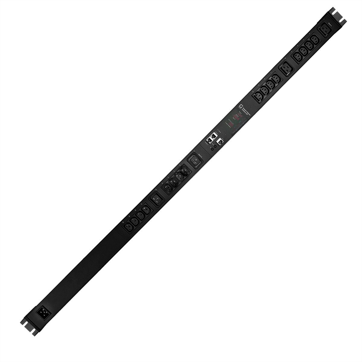 GUDE EPC 87-1210-18 PDU commutée et mesurée, 20 ports, verticale, noir, 135 cm