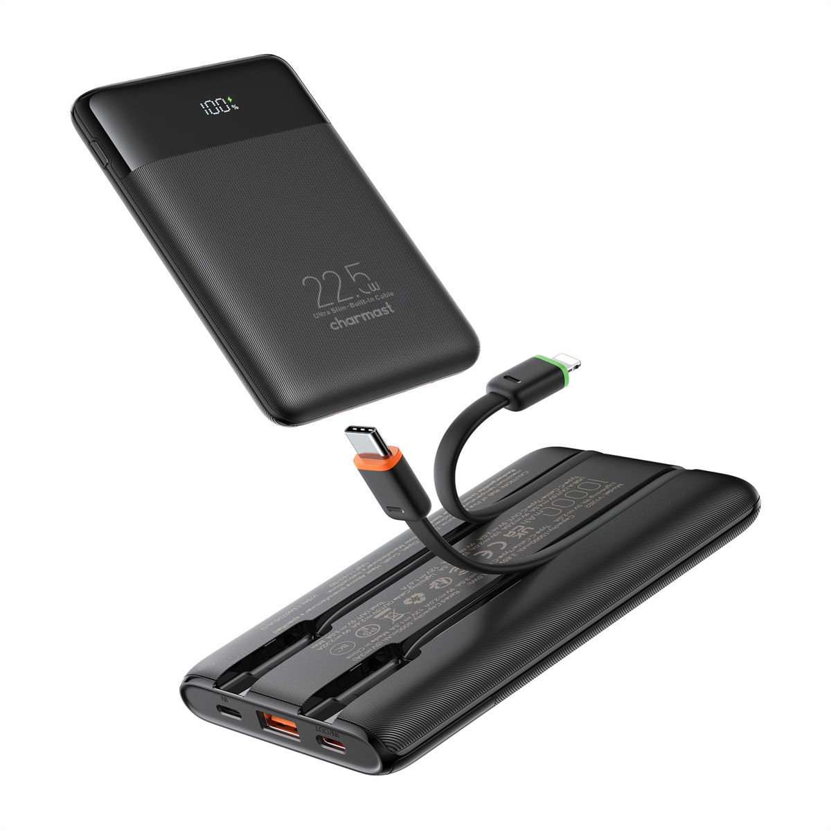 CHARMAST Powerbank W1202 10000mah noir