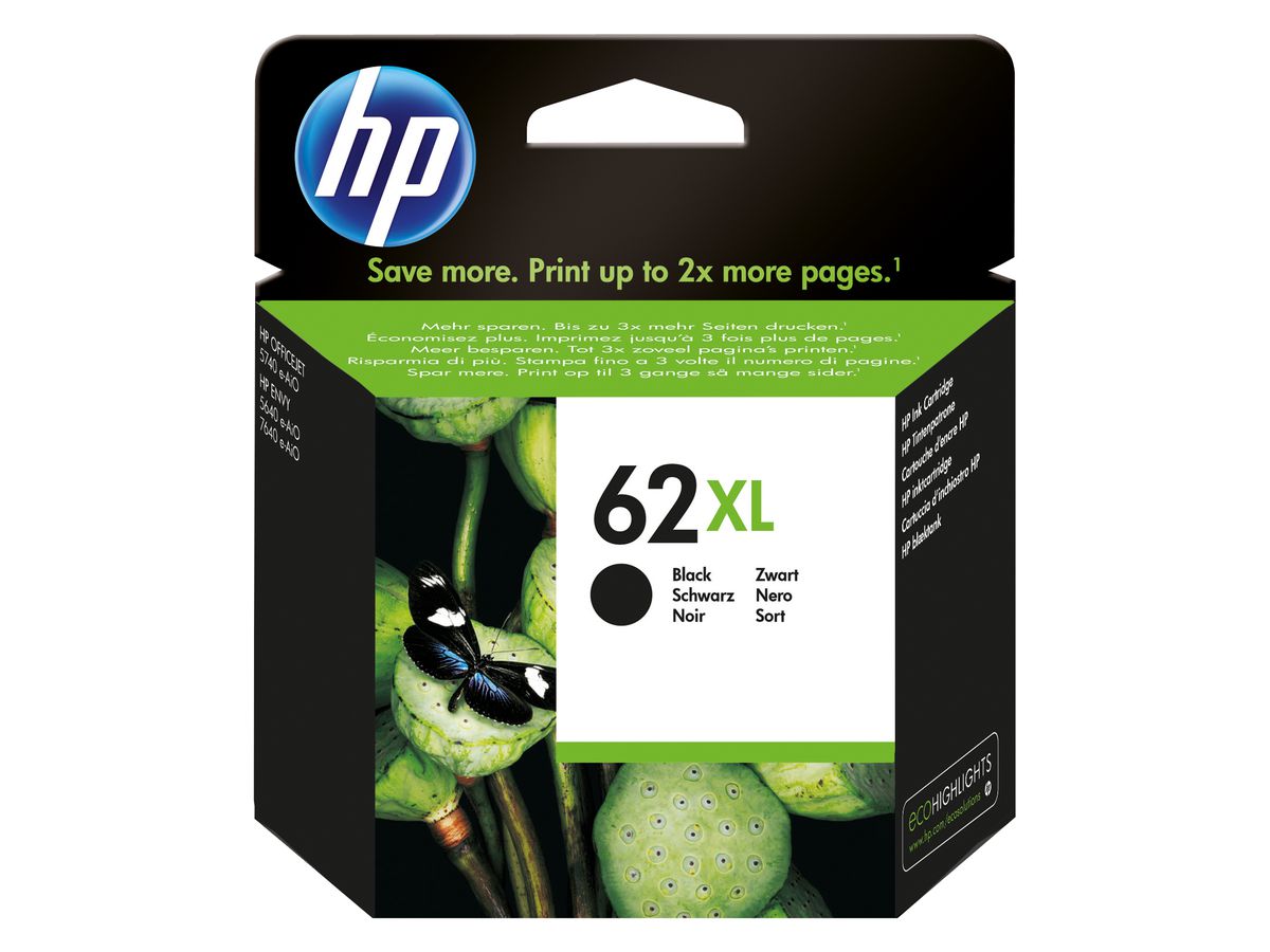 HP 62XL Original Noir