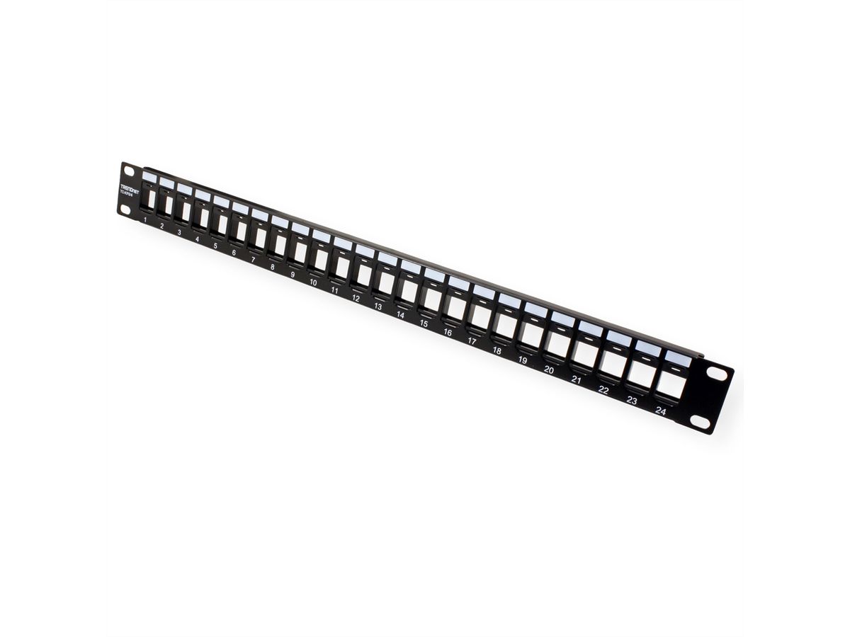TRENDnet TC-KP24 Panneau de brassage vide à 24 ports pour Keystones 1U