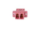 TELEGÄRTNER Coupleur LD Duplex, Multimode, Manchon en céramique, boîtier en plastique, violet, Z77