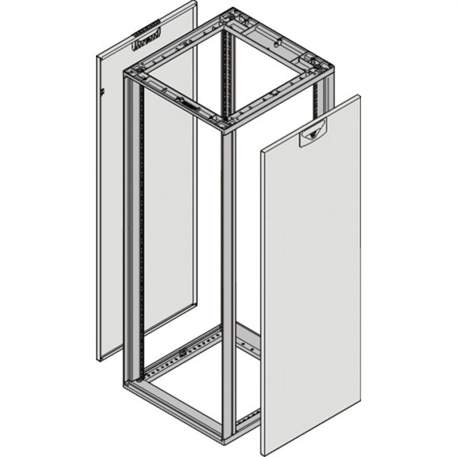 Panneau latéral SCHROFF Novastar pour usage intensif, RAL 7035, 16 U 600D
