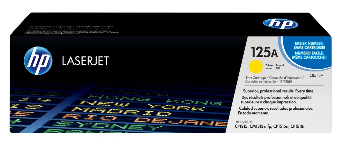HP 125A toner LaserJet jaune authentique