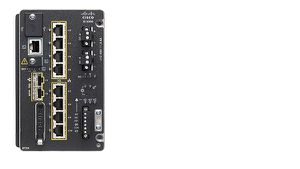 Cisco Catalyst IE-3300-8T2X-E commutateur réseau Géré L3 Noir