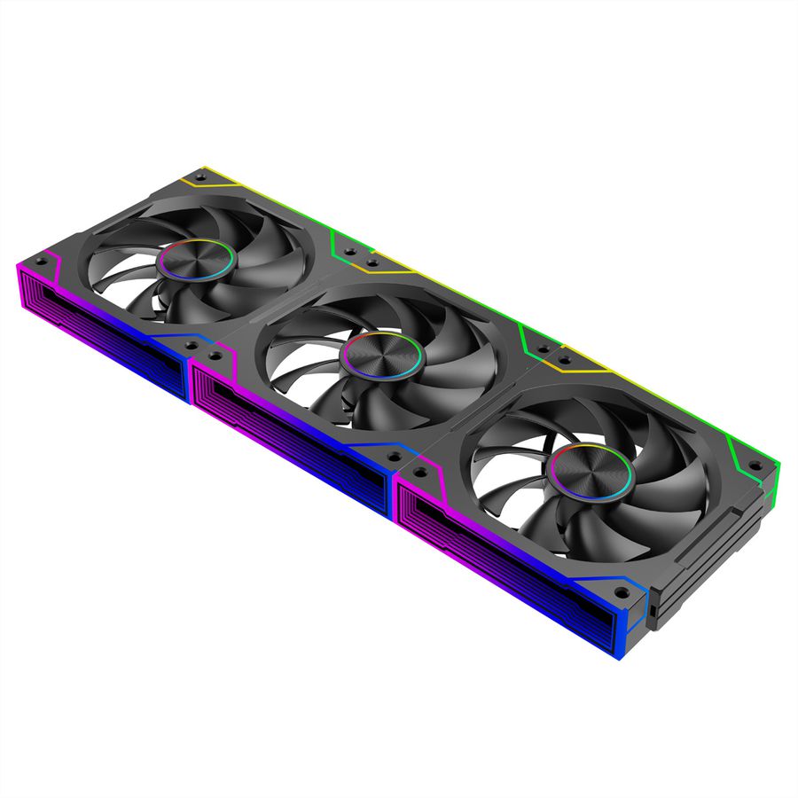 Xilence XPF120.ARGB 120mm PWM Ventilateur de boîtier, ARGB LED