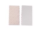 VELCRO® Bandes 50x100mm x 2 blanches, crochets&velours autocollants extra fort