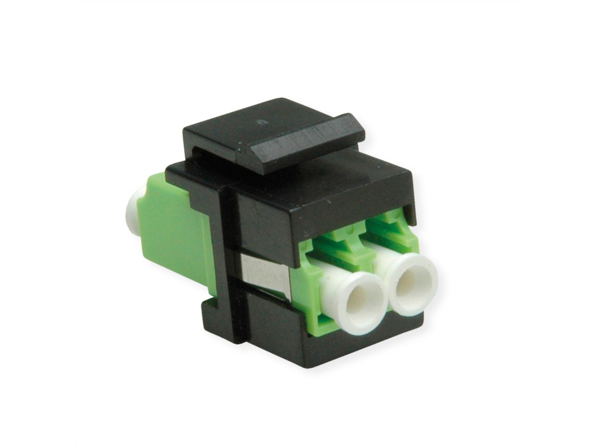 ROLINE Raccord optique LC/LC duplex multimode, Keystone, OM5