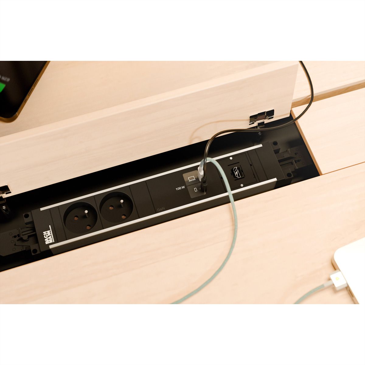 BACHMANN Keystone HDMI 4K UHD Coupleur F-F noir