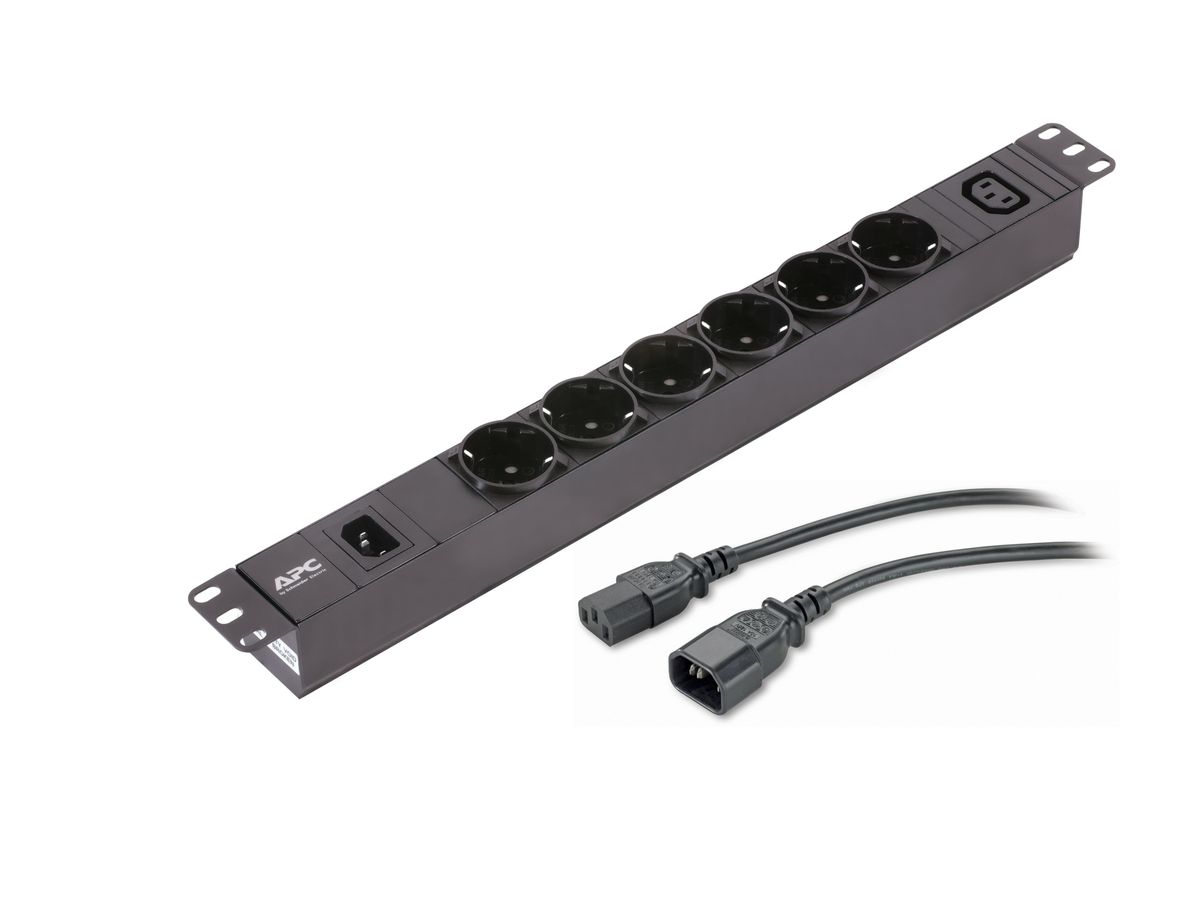 APC EPDU1010B-SCH unité de distribution d'énergie 7 sortie(s) CA 1U Noir