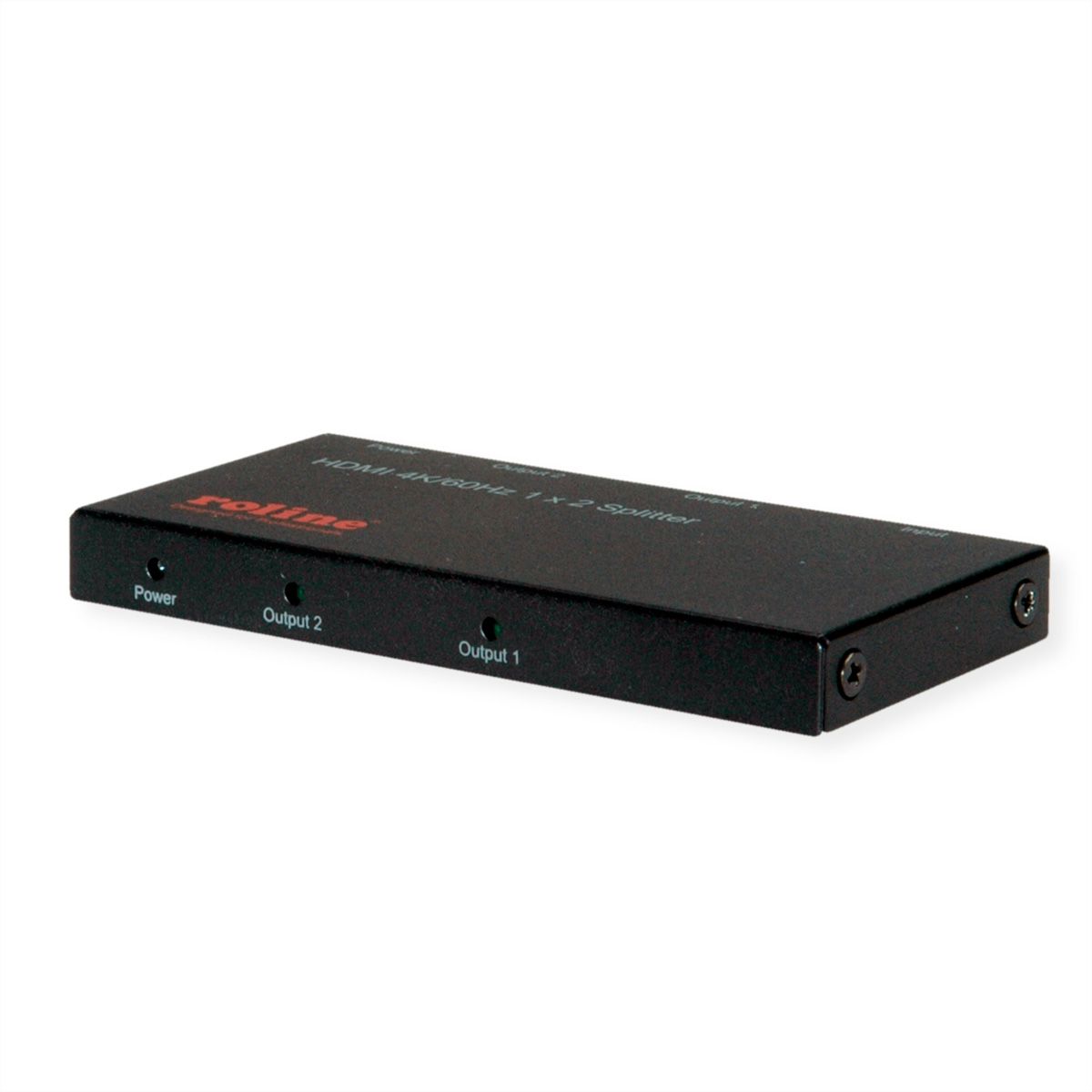 ROLINE Distributeur HDMI, Ultra Slim, double