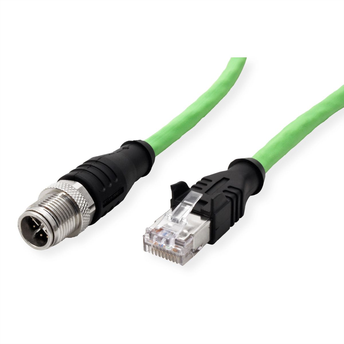 METZ CONNECT Câble Ethernet industriel M12-RJ45, codage X, 1 m