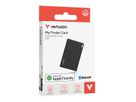 VERBATIM MYFCR-01B My Finder Card, Traceur Bluetooth - paquet unique Noir