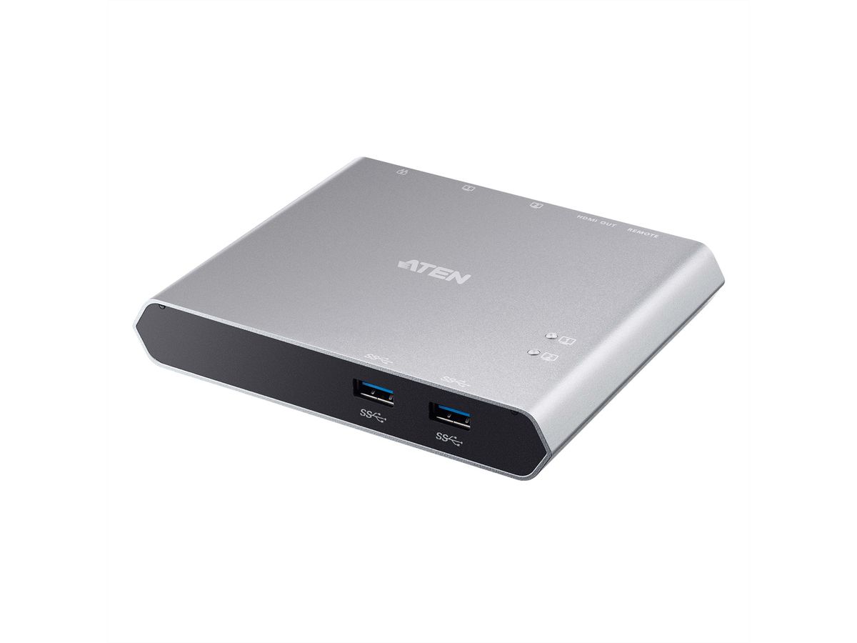 ATEN US3310 Commutateur de station d'accueil 2 ports USB-C Gen 1 - SECOMP  France