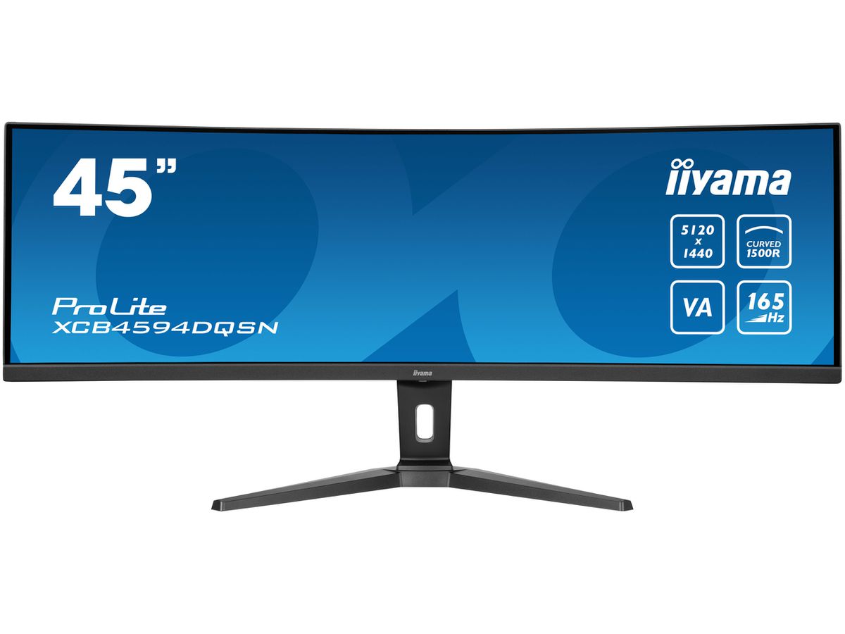 iiyama G-MASTER 45"LCD Curved Bus. UWQHD écran plat de PC 114,3 cm (45") 5120 x 1440 pixels Dual QHD LED Noir