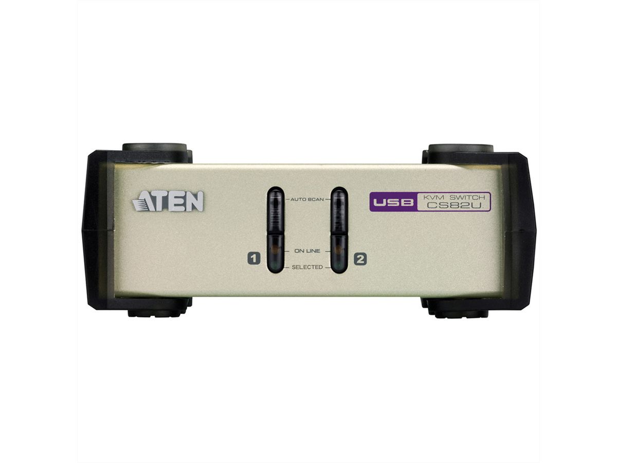 ATEN CS82U Switch KVM VGA, PS/2+USB, 2 ports