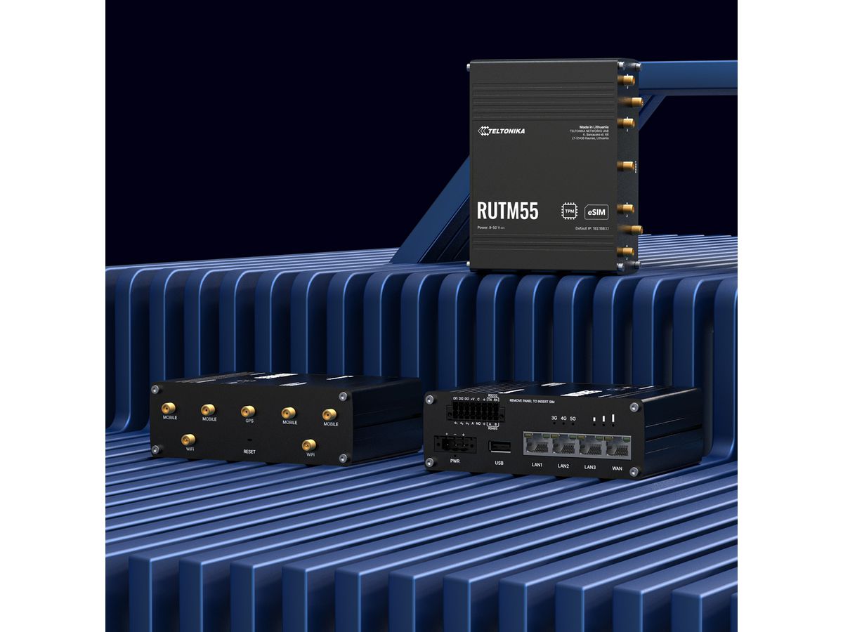 TELTONIKA RUTM55 5G Routeur DUAL-SIM et eSIM