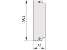 Unité enfichable SCHROFF HF, panneau arrière, sans découpe, 3 U, 7 CV