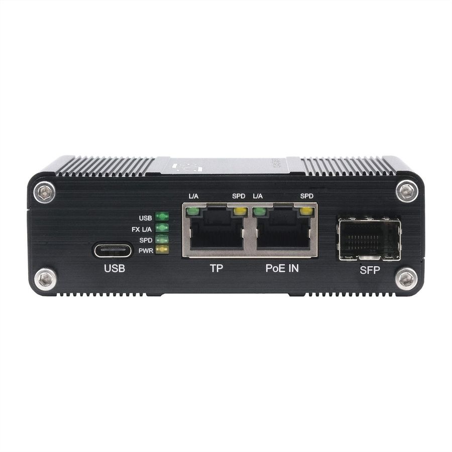 EXSYS EX-60328 Splitter Gigabit PoE++ USB-C PD 60 W, SFP, adaptateur réseau