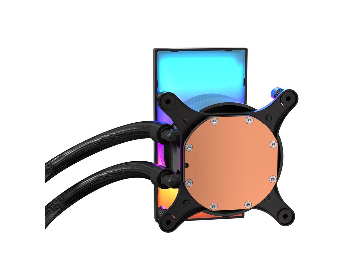 ANTEC Vortex VIEW 360 Refroidisseur liquide ARGB pour processeur, avec écran LCD rotatif, noir