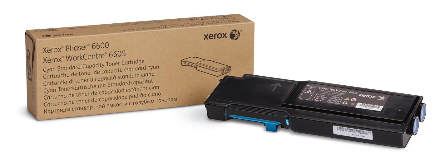 Xerox Cartouche de toner Cyan de Capacité standard Phaser™ 6600, WorkCentre™ 6605