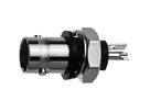 TELEGÄRTNER Prise BNC encastrée 50 Ohms, avec bride isolante noire