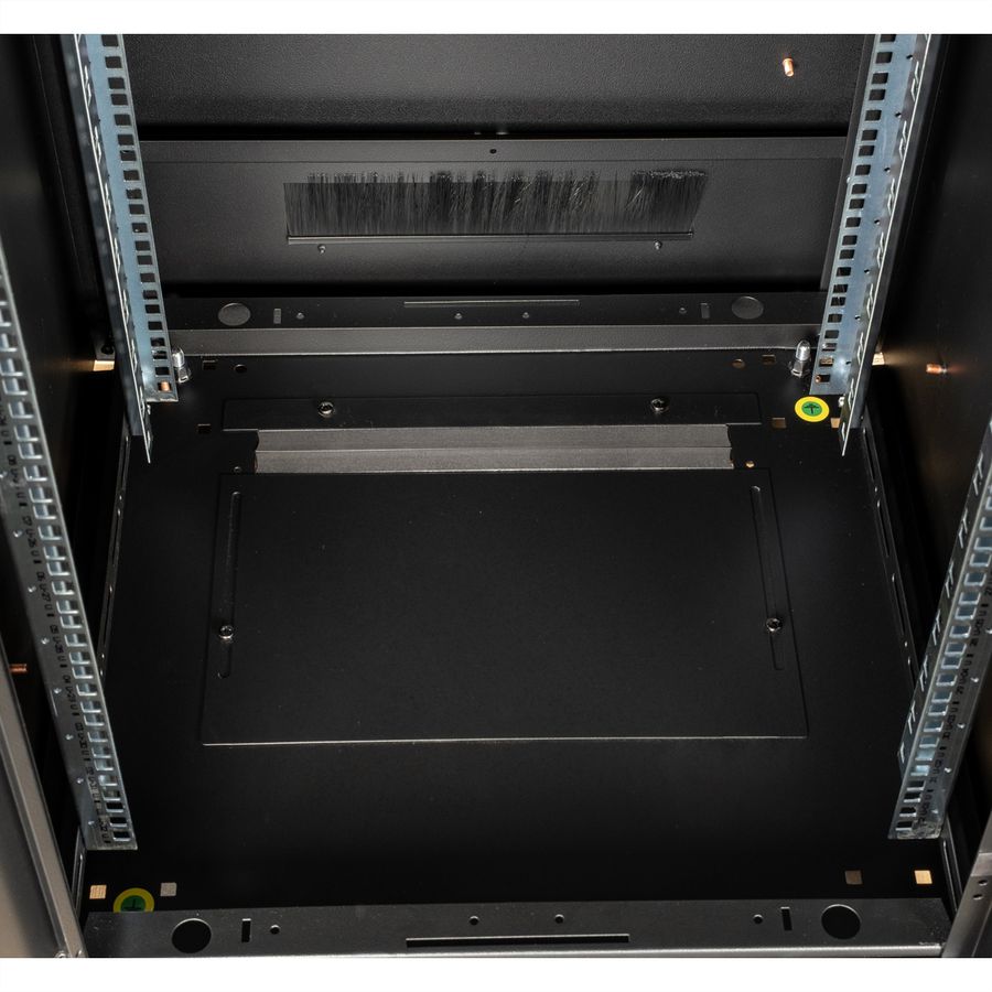 ROLINE 19" Baie réseau Pro 32U, 600x600 LxP Porte verre noir