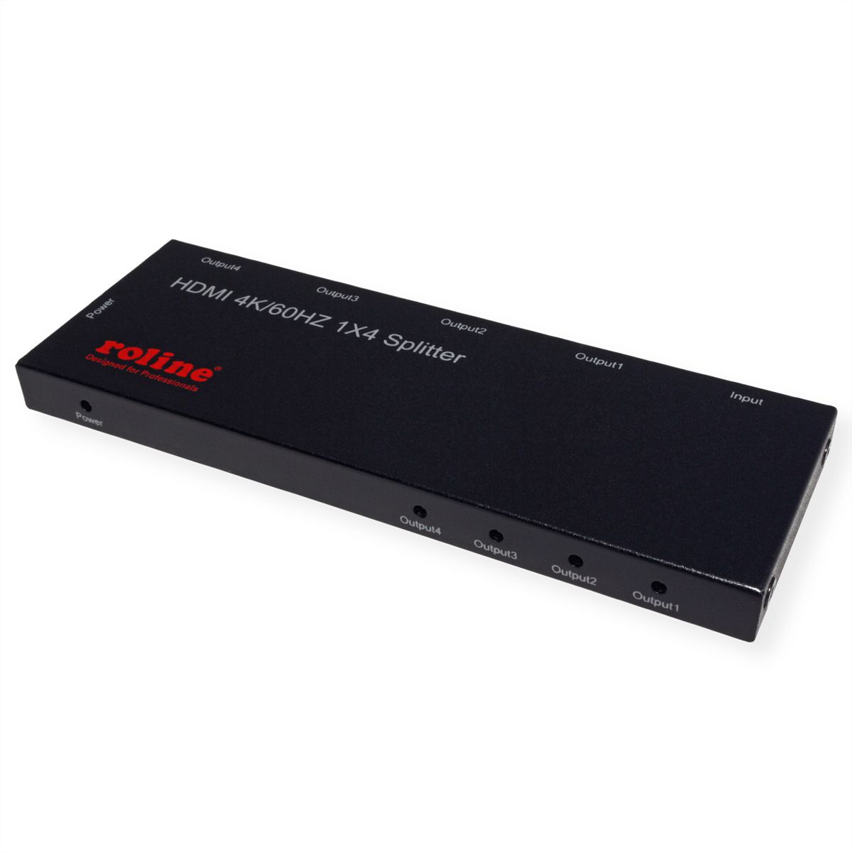 ROLINE Distributeur HDMI, Ultra Slim, quadruple