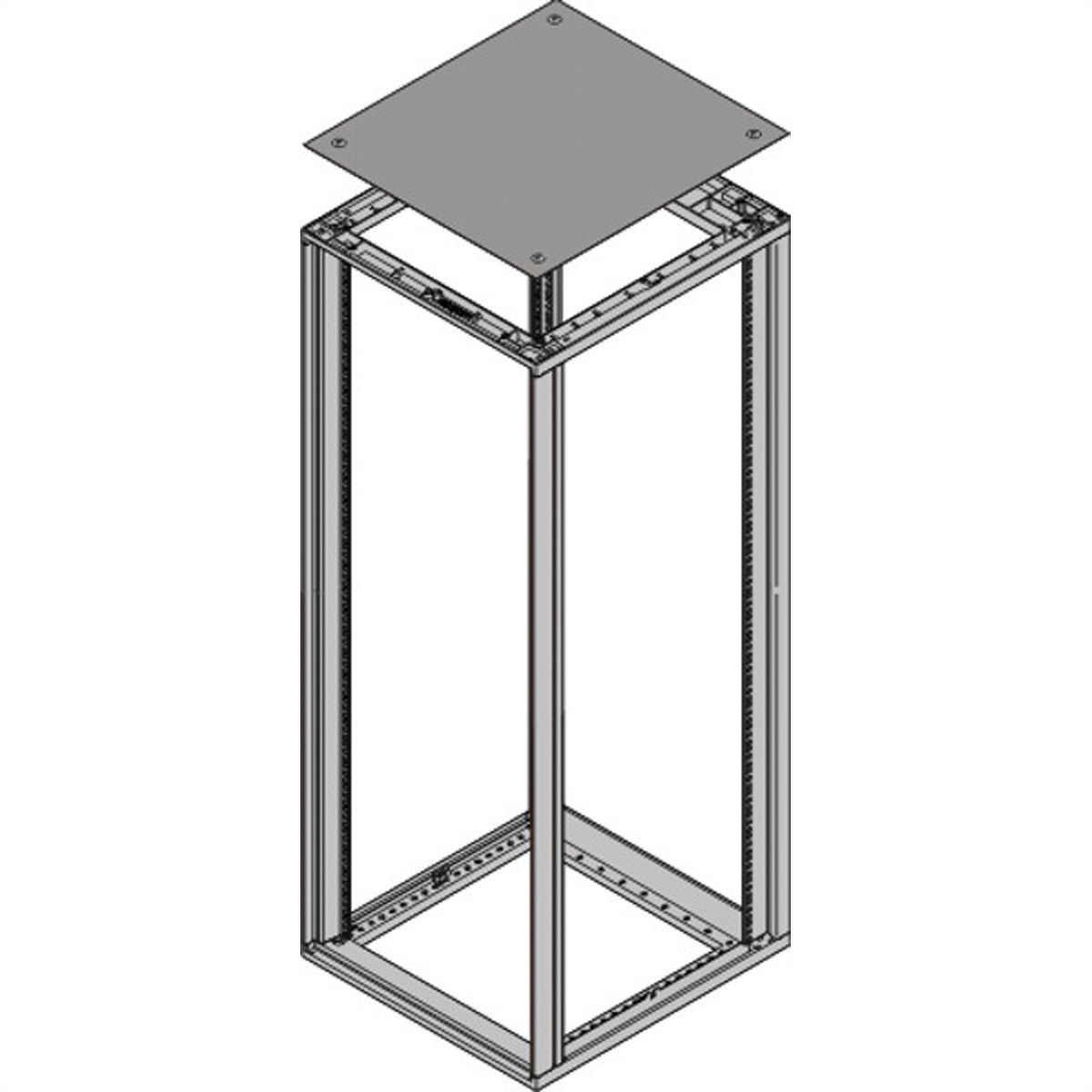 SCHROFF Novastar Top Cover Flush, 553W 500D