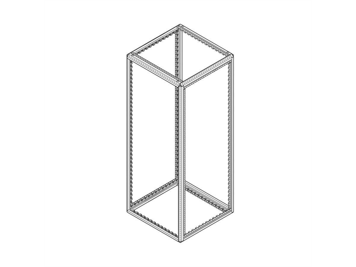 Cadre d'armoire Varistar SCHROFF, Heavy-Duty, 2000H 600W 900D