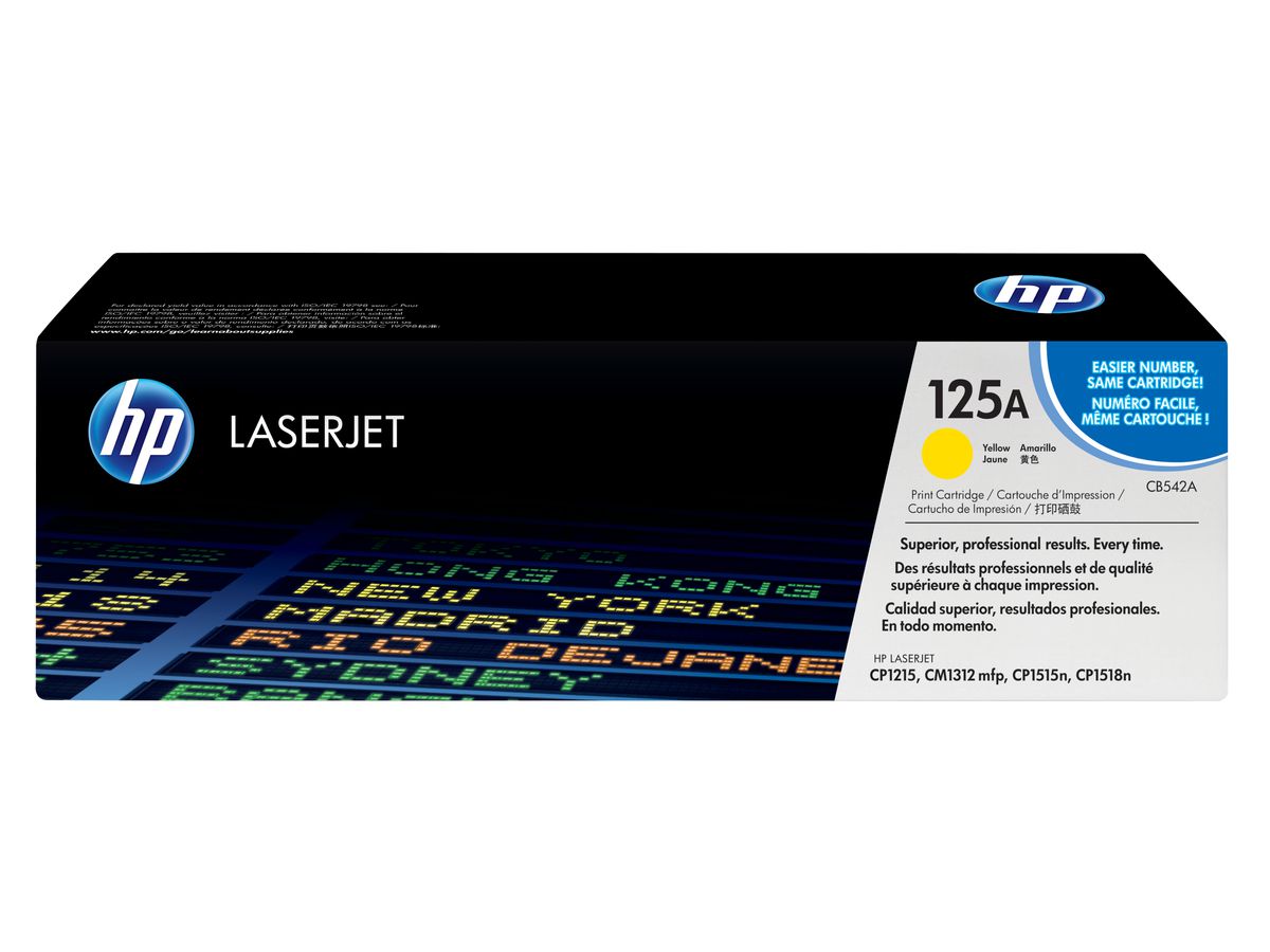 HP 125A toner LaserJet jaune authentique