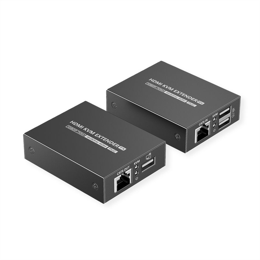 VALUE Prolongateur KVM via Cat.6/6A, HDMI4K30, max. 40m