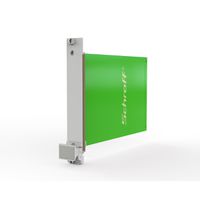 SCHROFF - Kit d'unité enfichable avec poignée d'extraction type 2, blindée, gris, 3 U, 4 HP