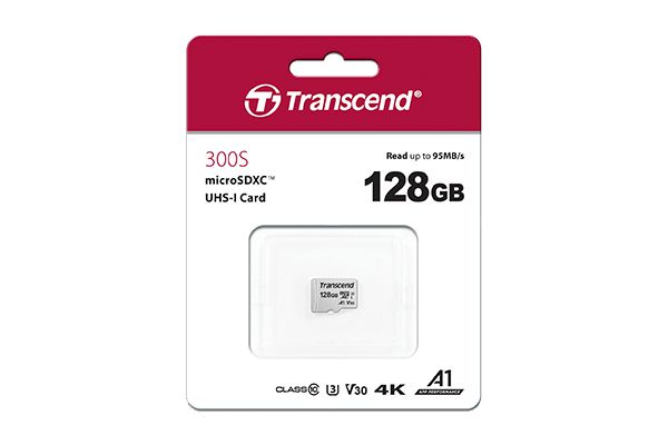 Transcend 300S 128Go MicroSDXC UHS-I Classe 10 mémoire flash