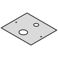 Plaque de passage de câbles pour boîtier LAN SCHROFF pour petit boîtier en fibre optique, INTERSCALE M 44H 133B 133T