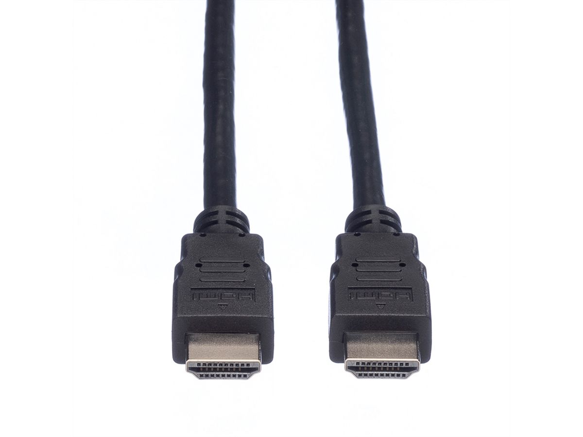 VALUE Câble de raccordement pour écran HDMI High Speed M-M, noir, 1 m