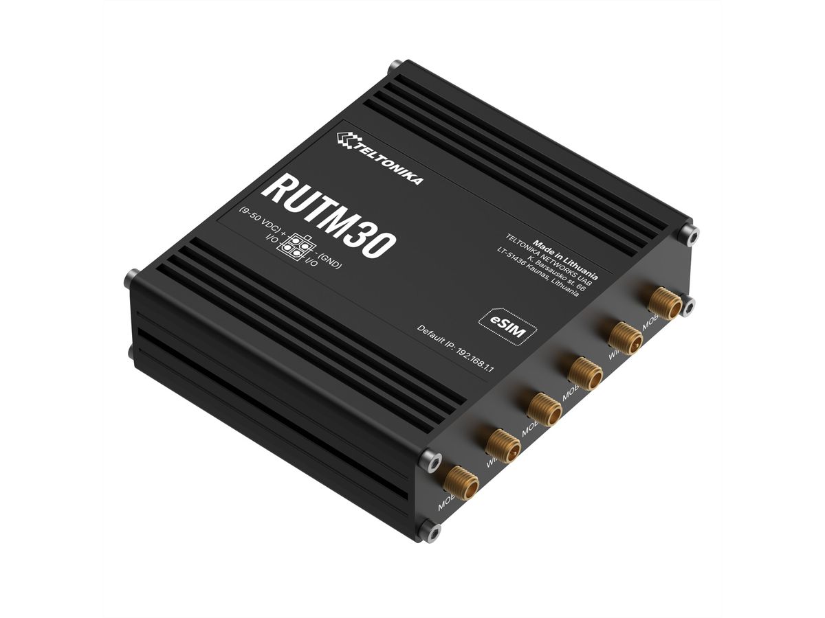 TELTONIKA ROUTEUR RUTM30 5G À DOUBLE CARTE SIM